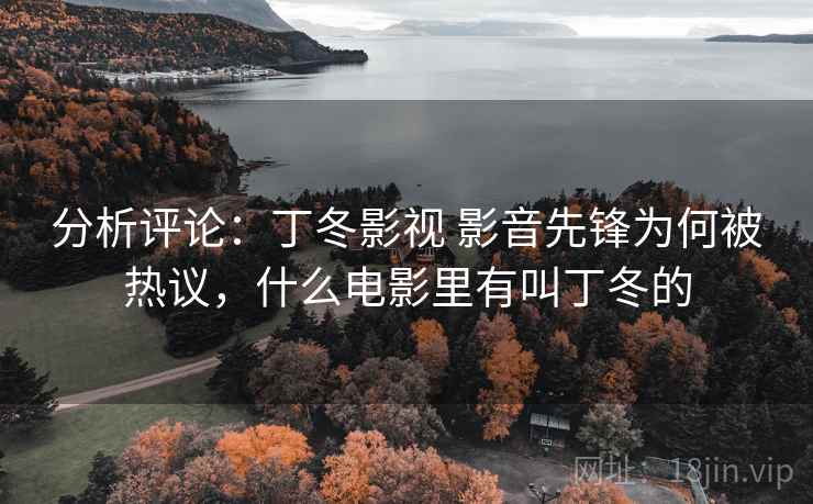 分析评论：丁冬影视 影音先锋为何被热议，什么电影里有叫丁冬的
